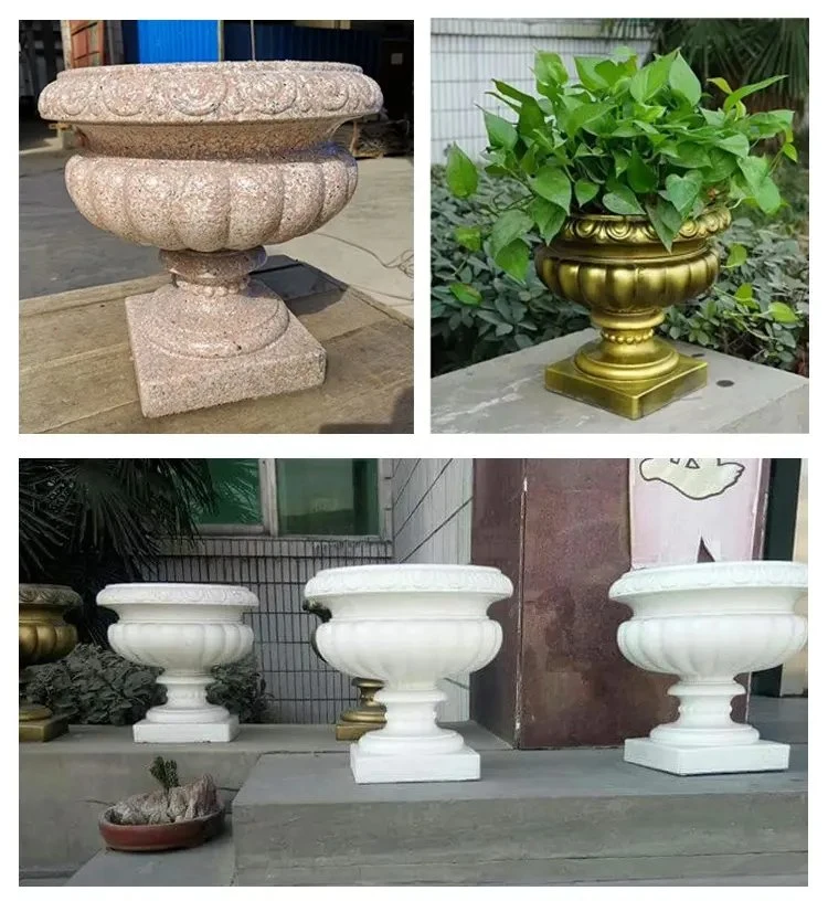 ABS Plastic Concrete Garden Flower Pot Molds Decorate Garden for Sale